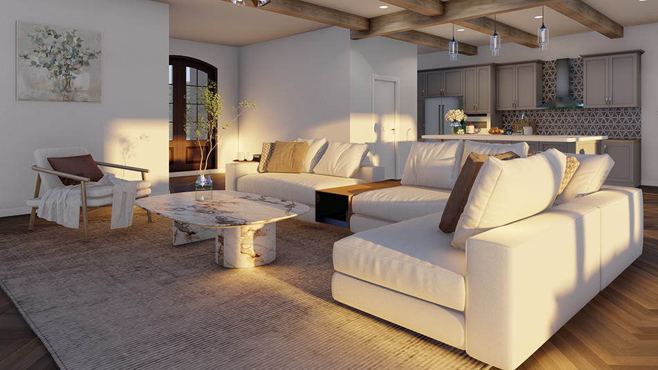 Great Room of this 6-Bedroom,8769 Sq Ft Plan -193-1291