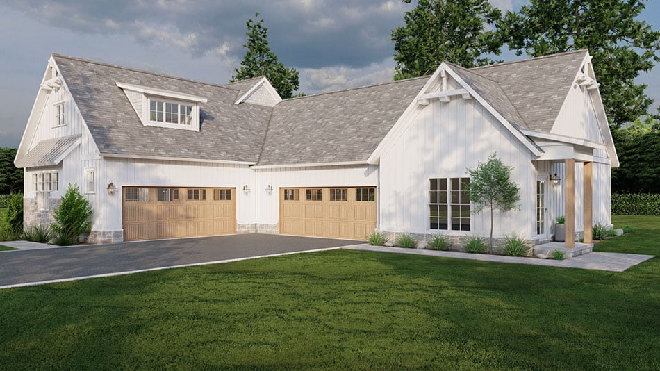 Right Side View of this 5-Bedroom,2715 Sq Ft Plan -193-1292