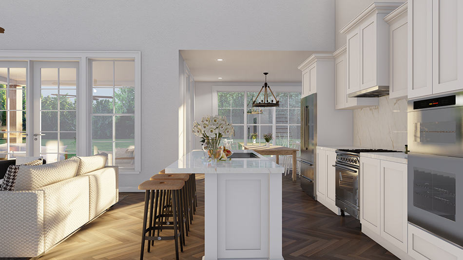 Kitchen: Kitchen Island of this 5-Bedroom,2715 Sq Ft Plan -193-1292