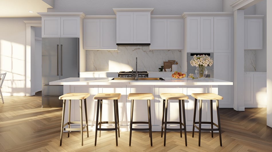 Kitchen: Kitchen Island of this 5-Bedroom,2715 Sq Ft Plan -193-1292