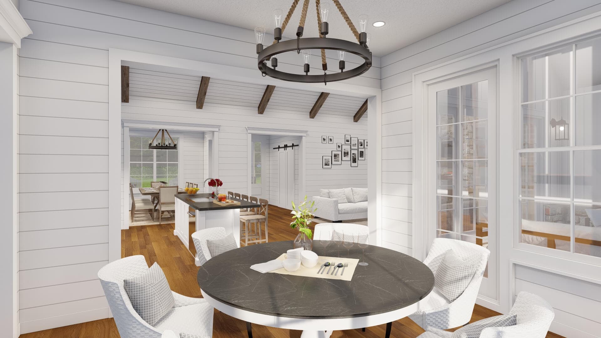 Kitchen: Breakfast Nook of this 4-Bedroom,2683 Sq Ft Plan -193-1299