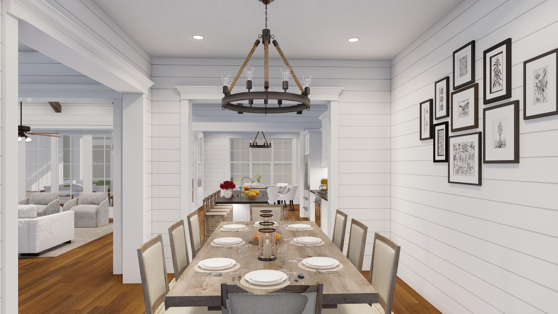 Dining Room of this 4-Bedroom,2683 Sq Ft Plan -193-1299