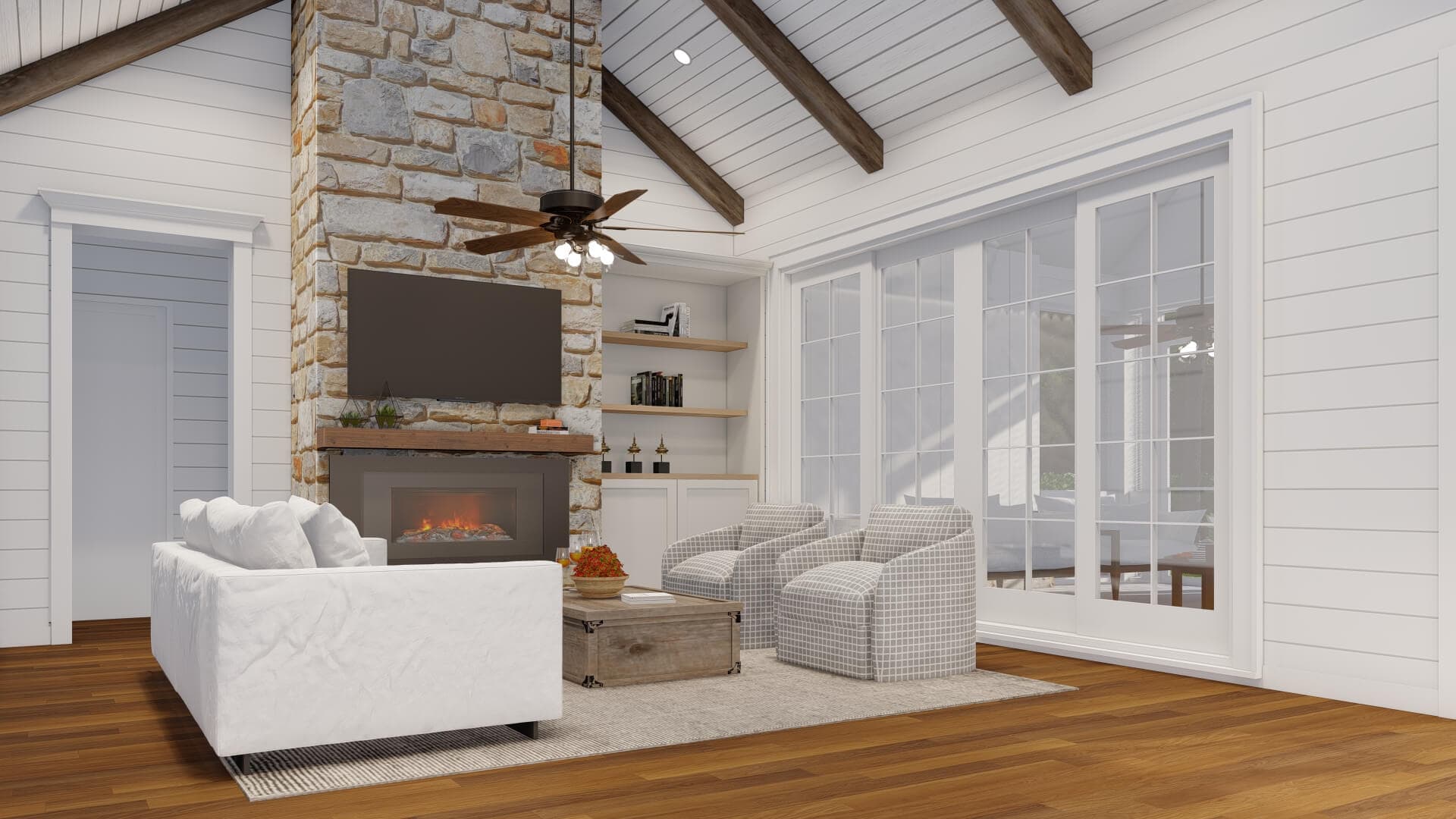 Great Room of this 4-Bedroom,2683 Sq Ft Plan -193-1299