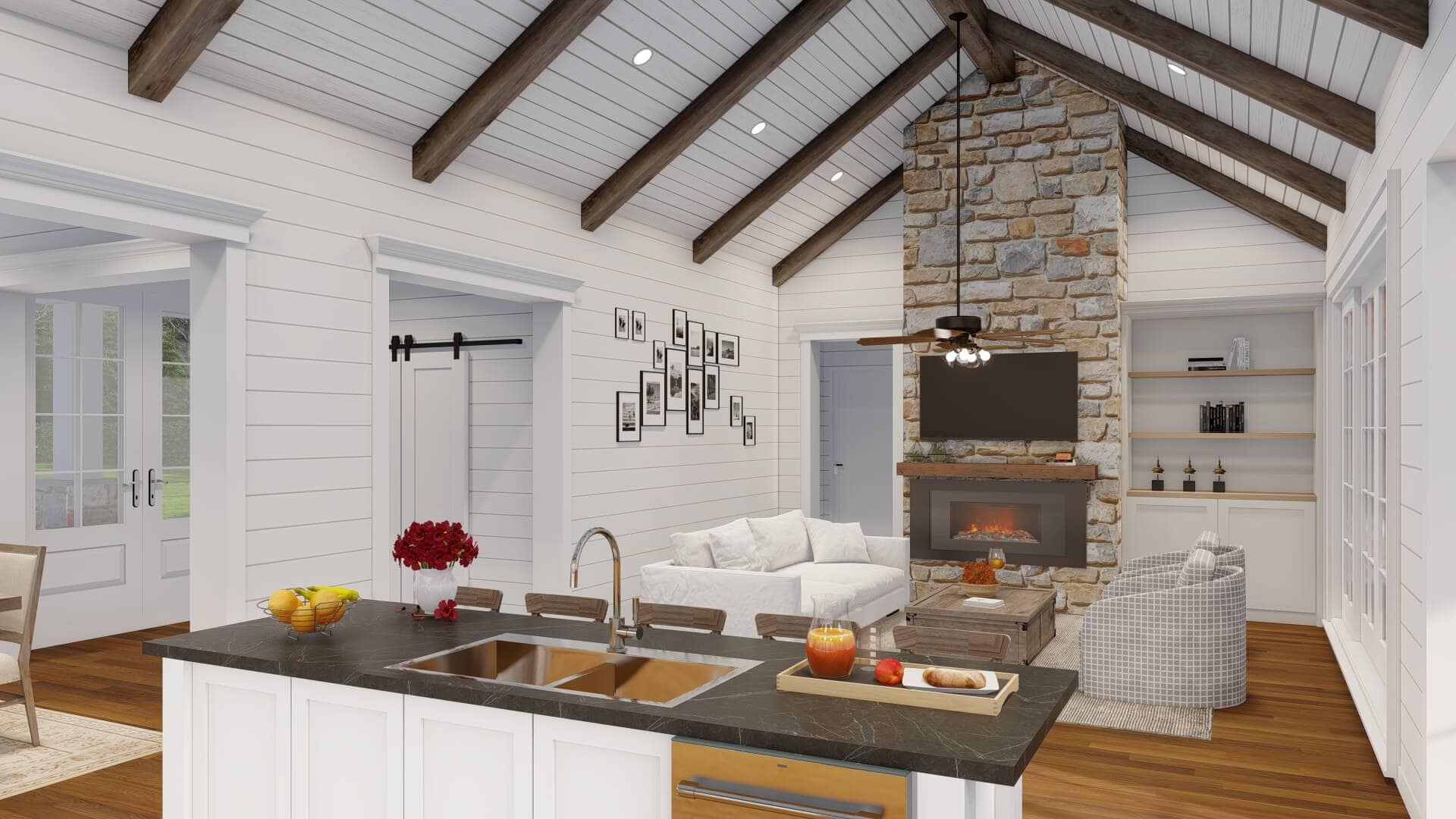 Great Room of this 4-Bedroom,2683 Sq Ft Plan -193-1299