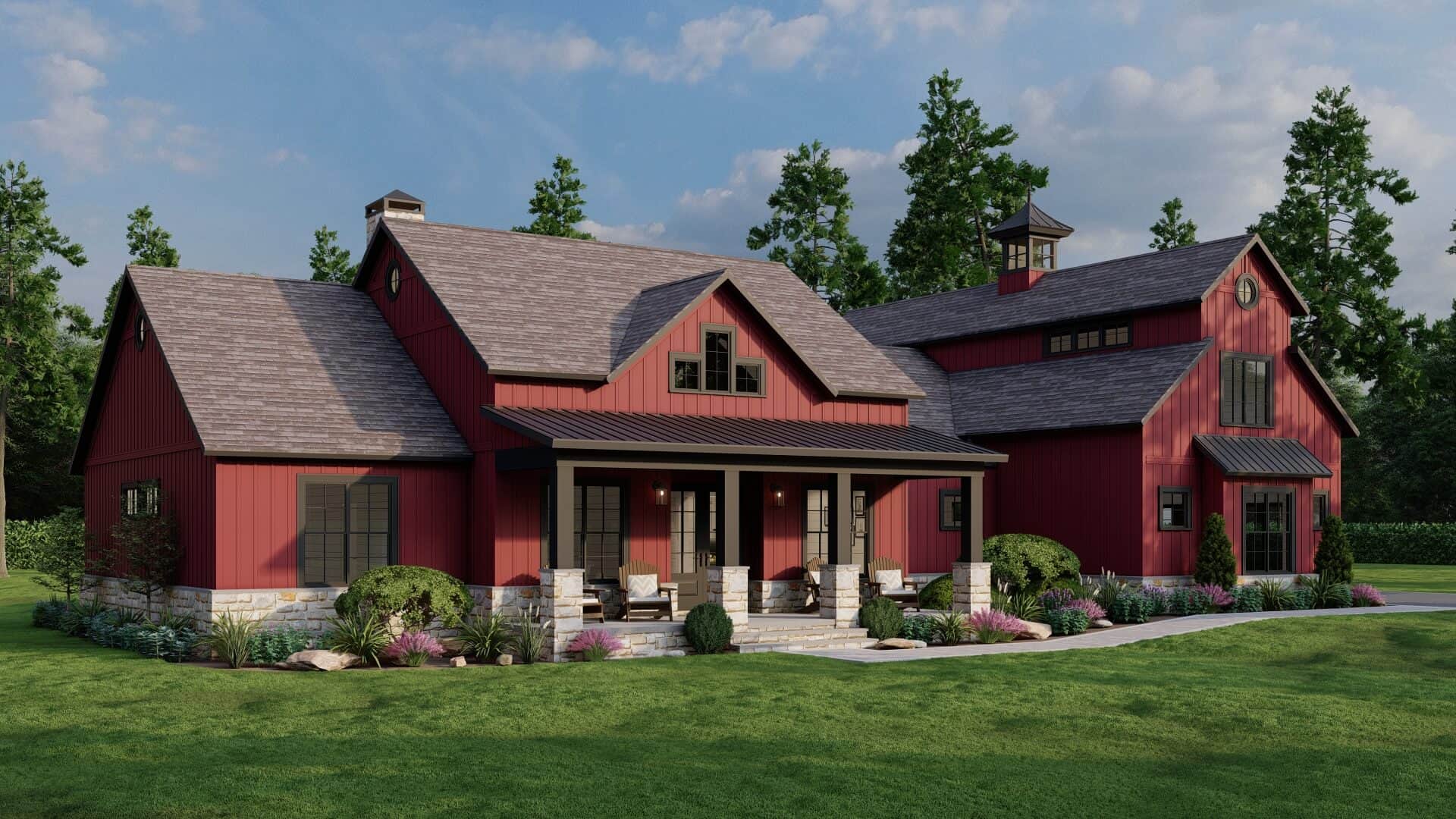 Left Side View of this 4-Bedroom,2683 Sq Ft Plan -193-1299