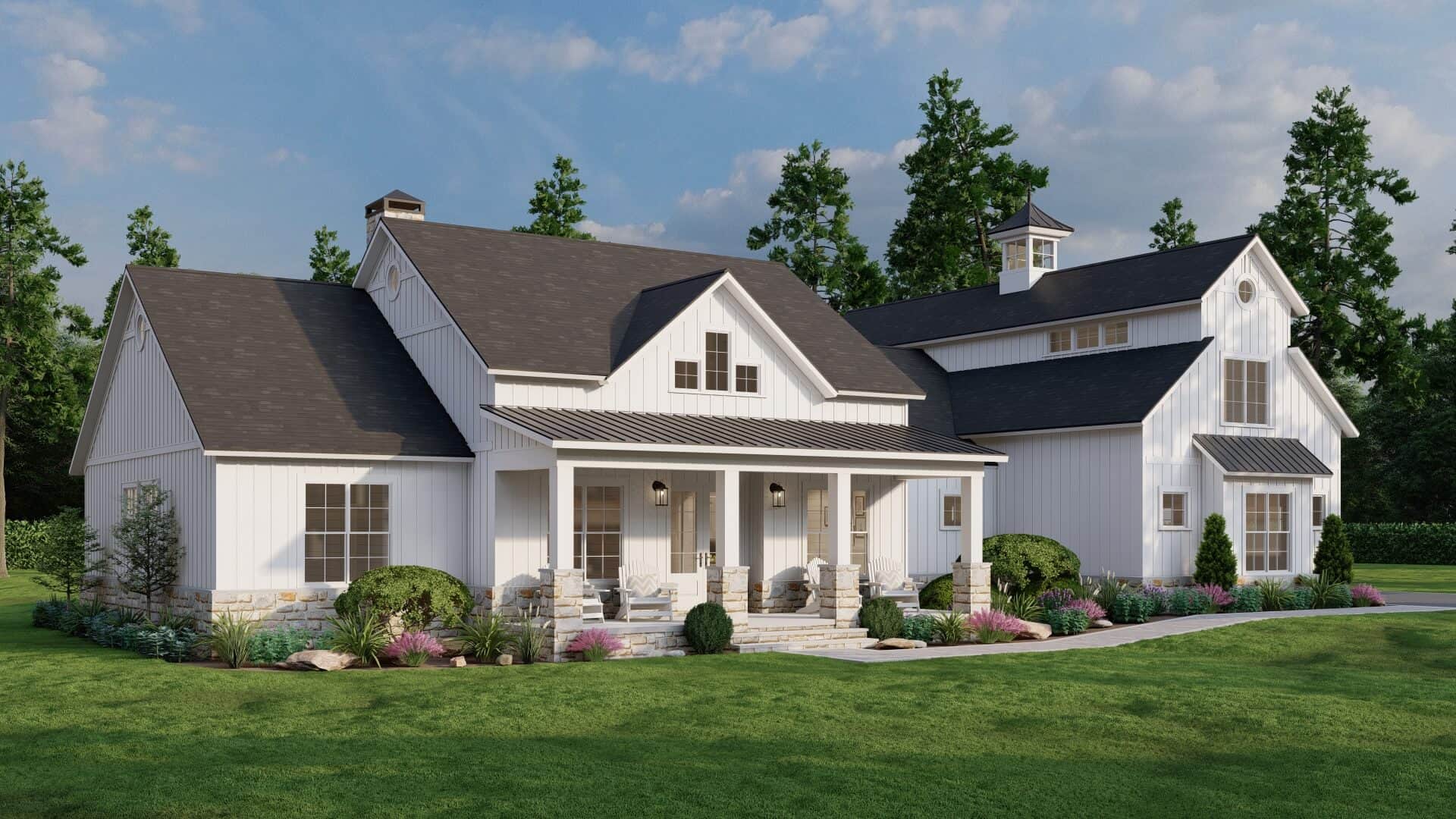 Left Side View of this 4-Bedroom,2683 Sq Ft Plan -193-1299
