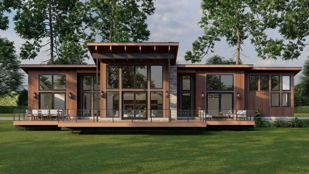 Front View of this 2-Bedroom,1655 Sq Ft Plan -193-1312