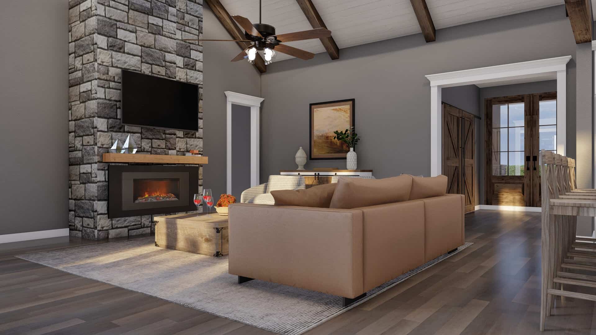 Great Room of this 3-Bedroom,2480 Sq Ft Plan -193-1314