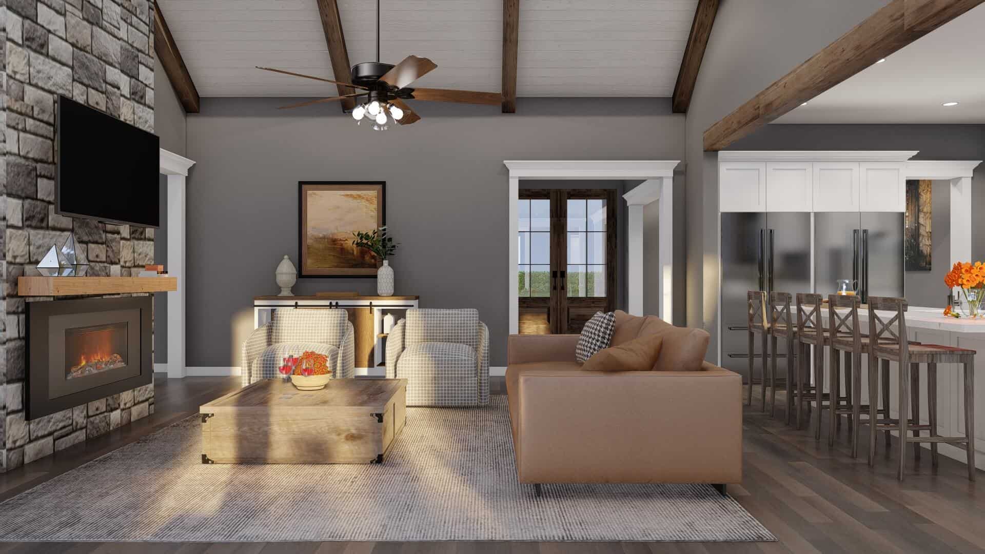 Great Room of this 3-Bedroom,2480 Sq Ft Plan -193-1314