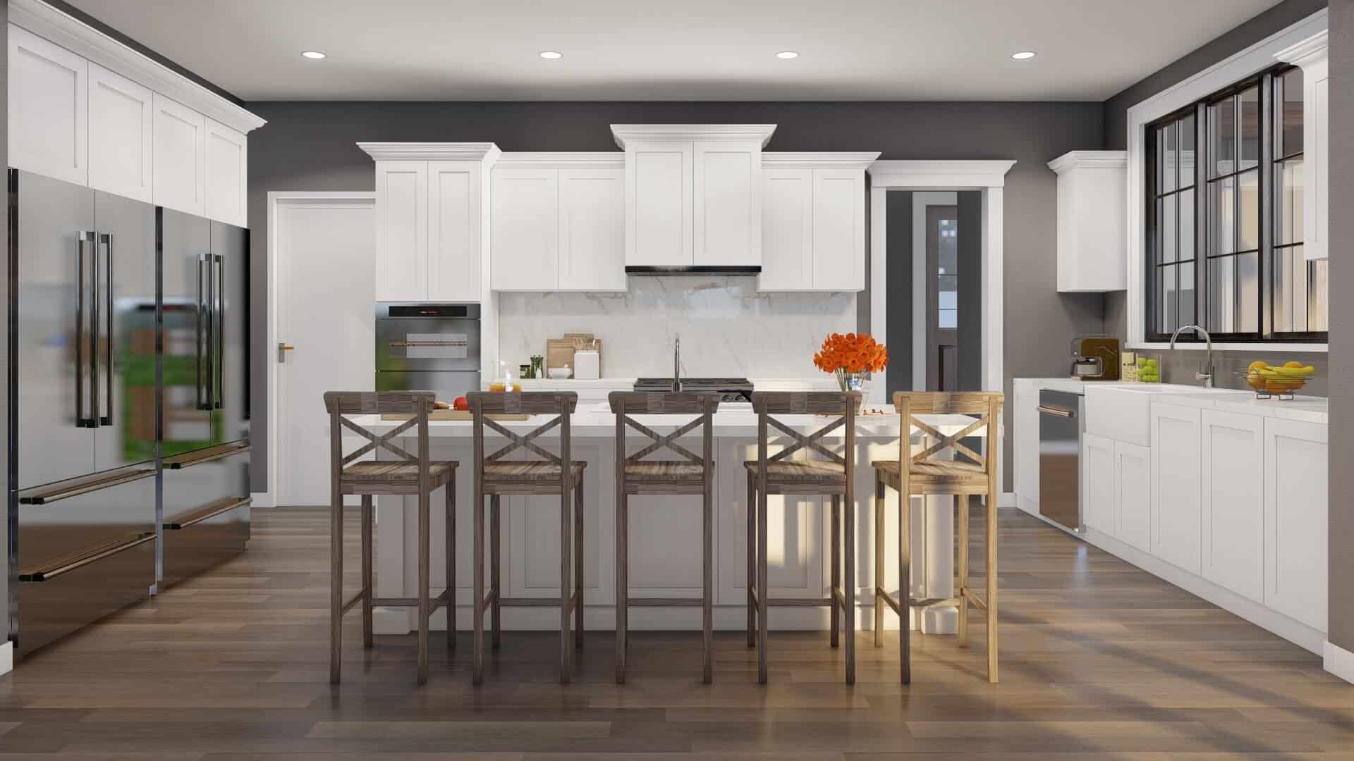 Kitchen: Kitchen Island of this 3-Bedroom,2480 Sq Ft Plan -193-1314