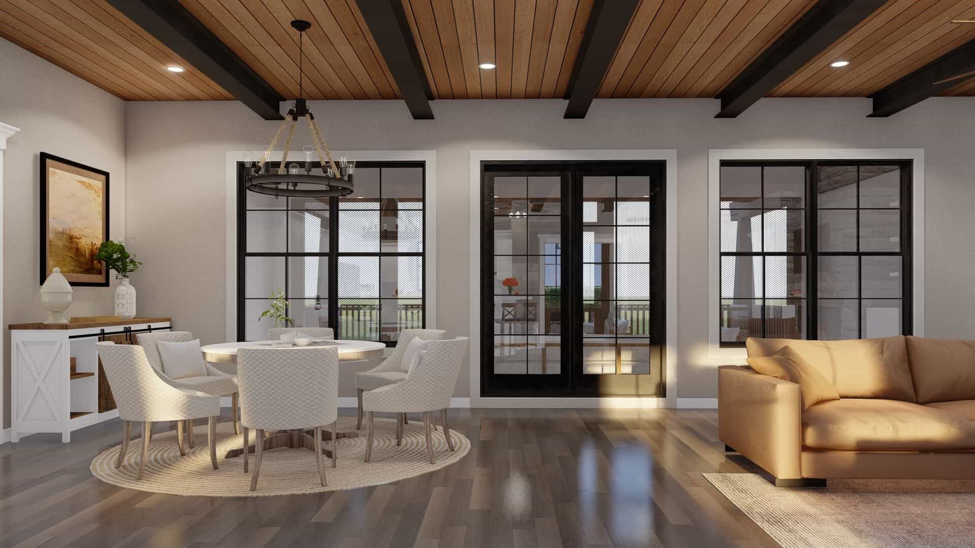 Dining Room of this 3-Bedroom,3106 Sq Ft Plan -193-1316