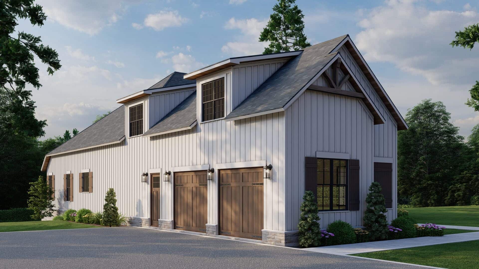 Left Side View of this 3-Bedroom,3106 Sq Ft Plan -193-1316