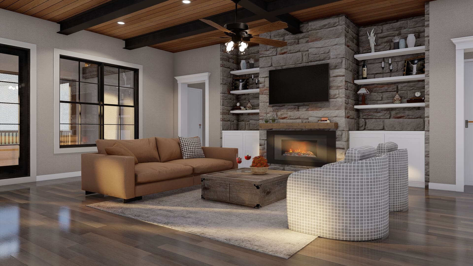 Great Room of this 3-Bedroom,3106 Sq Ft Plan -193-1316