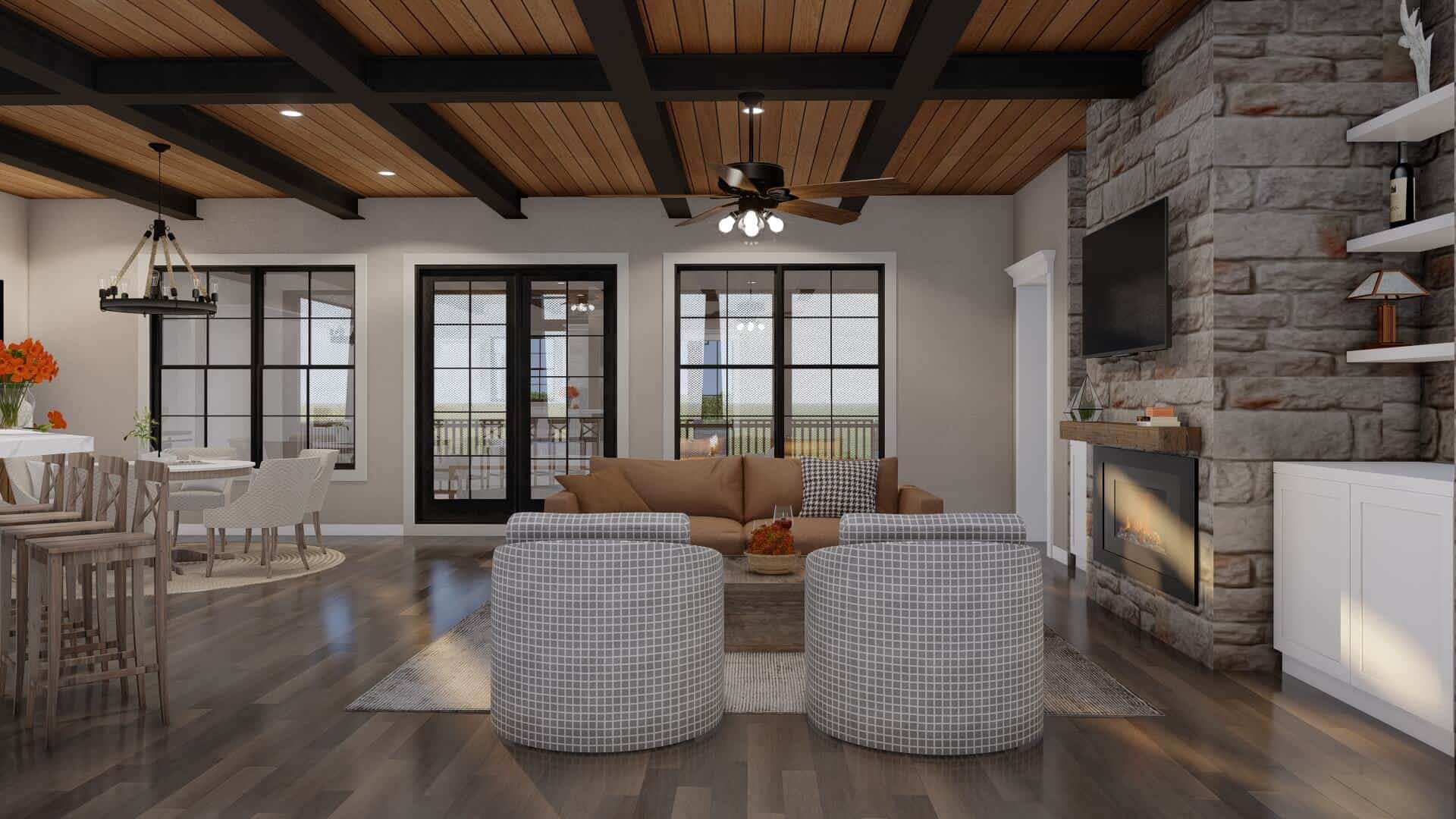 Great Room of this 3-Bedroom,3106 Sq Ft Plan -193-1316