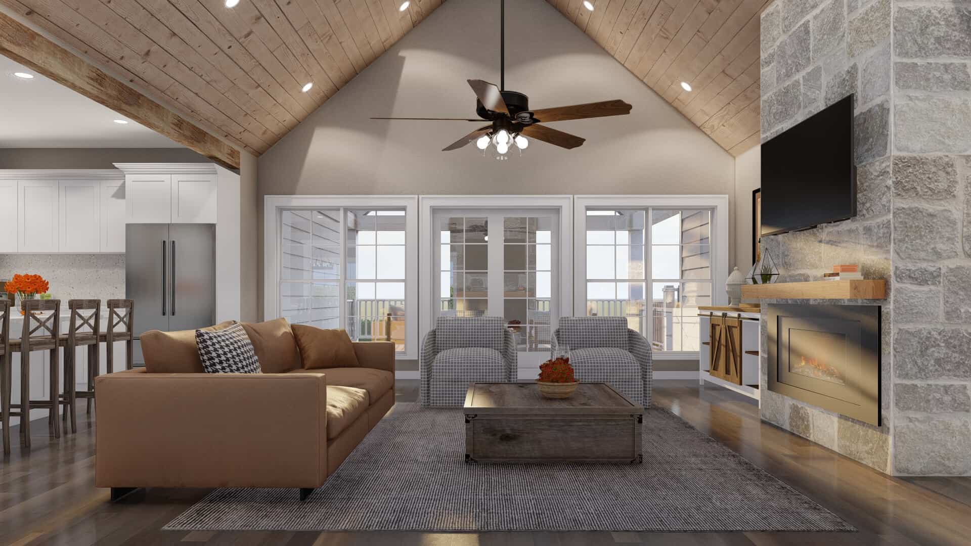 Great Room of this 4-Bedroom,2552 Sq Ft Plan -193-1318