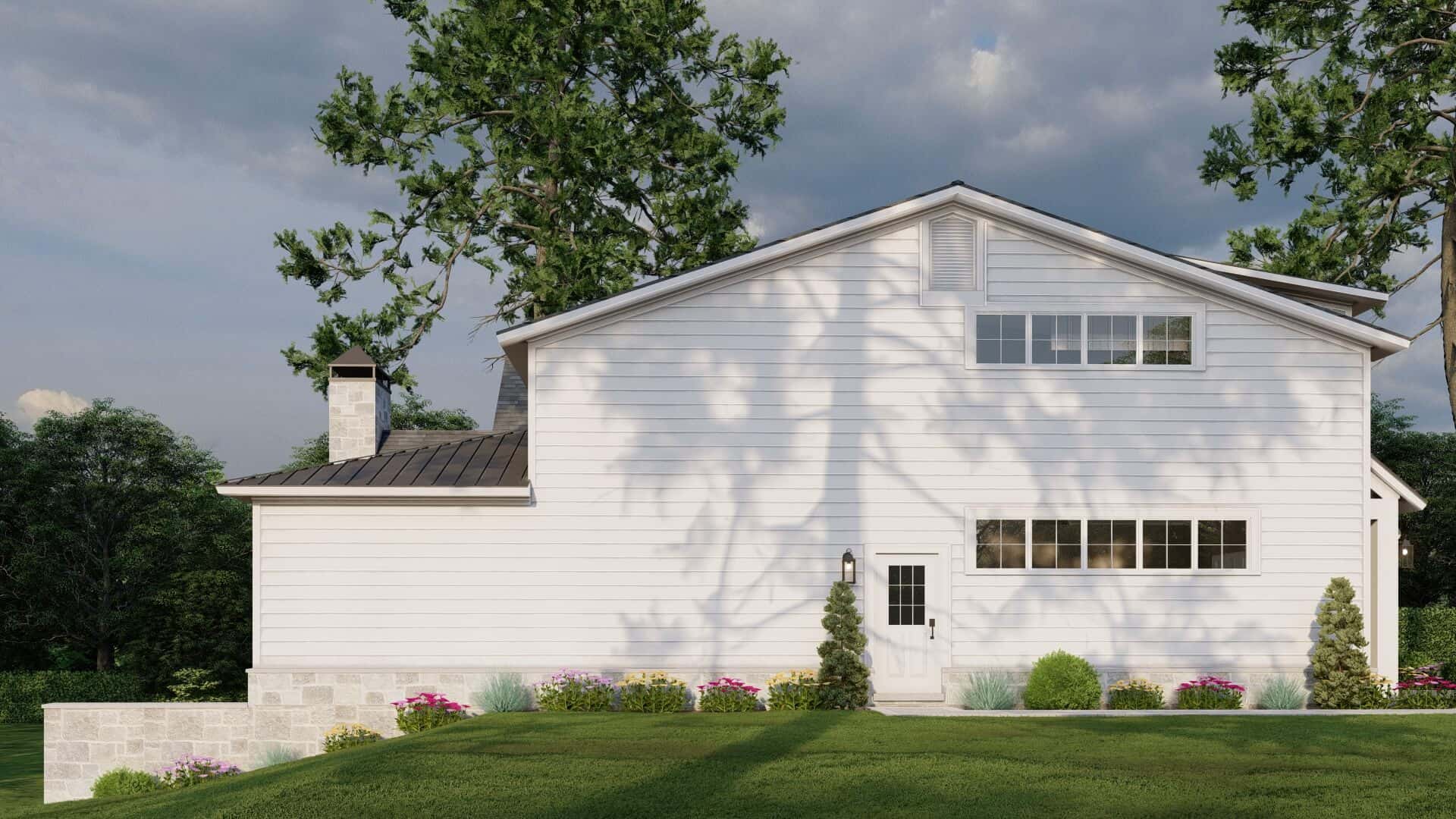 Left Side View of this 4-Bedroom,2552 Sq Ft Plan -193-1318