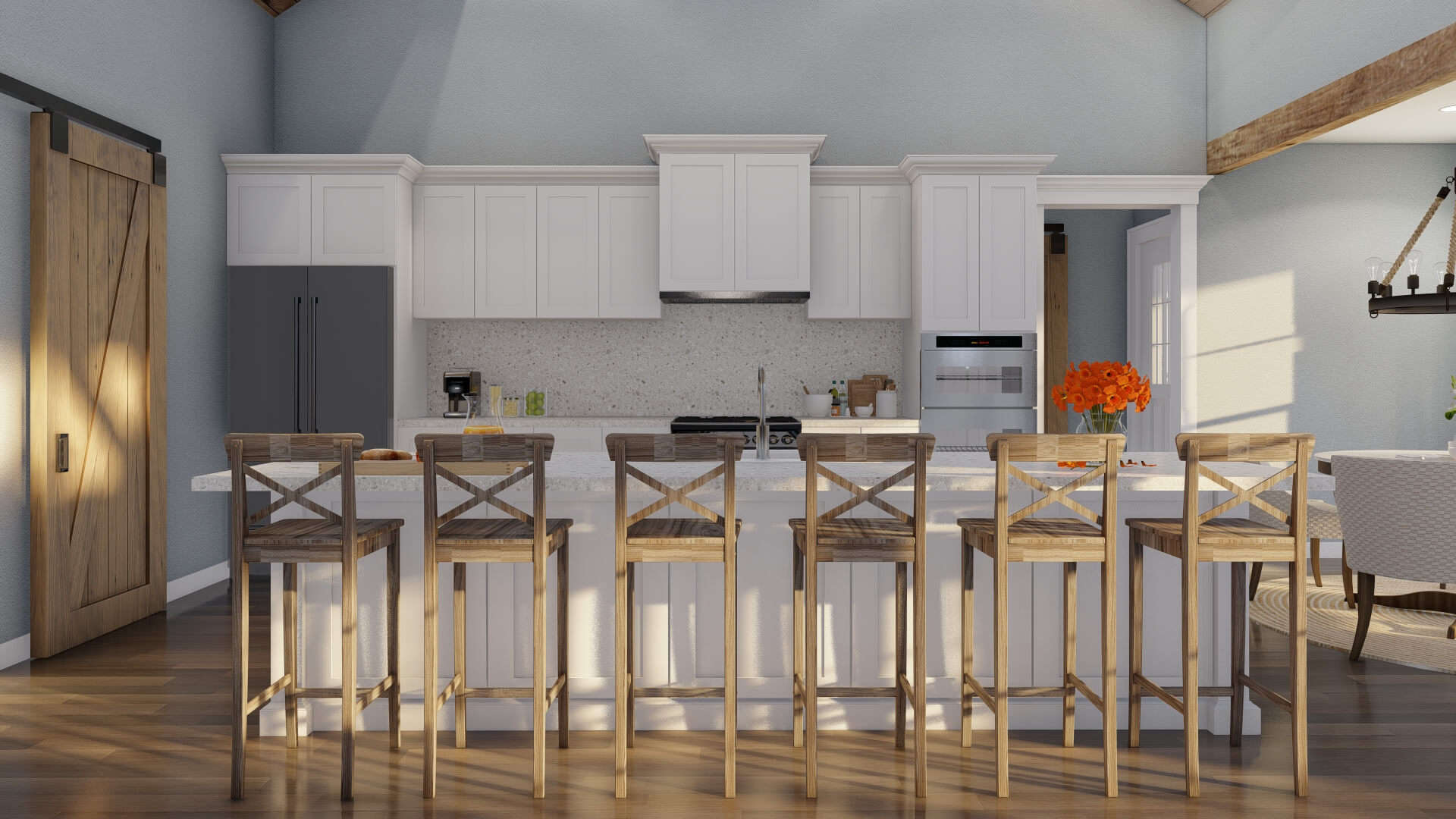 Kitchen: Kitchen Island of this 4-Bedroom,2663 Sq Ft Plan -193-1322