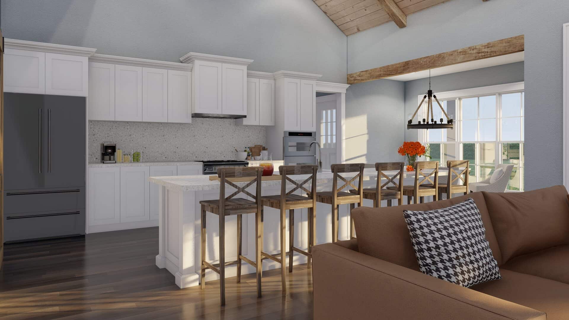 Kitchen: Kitchen Island of this 4-Bedroom,2663 Sq Ft Plan -193-1322