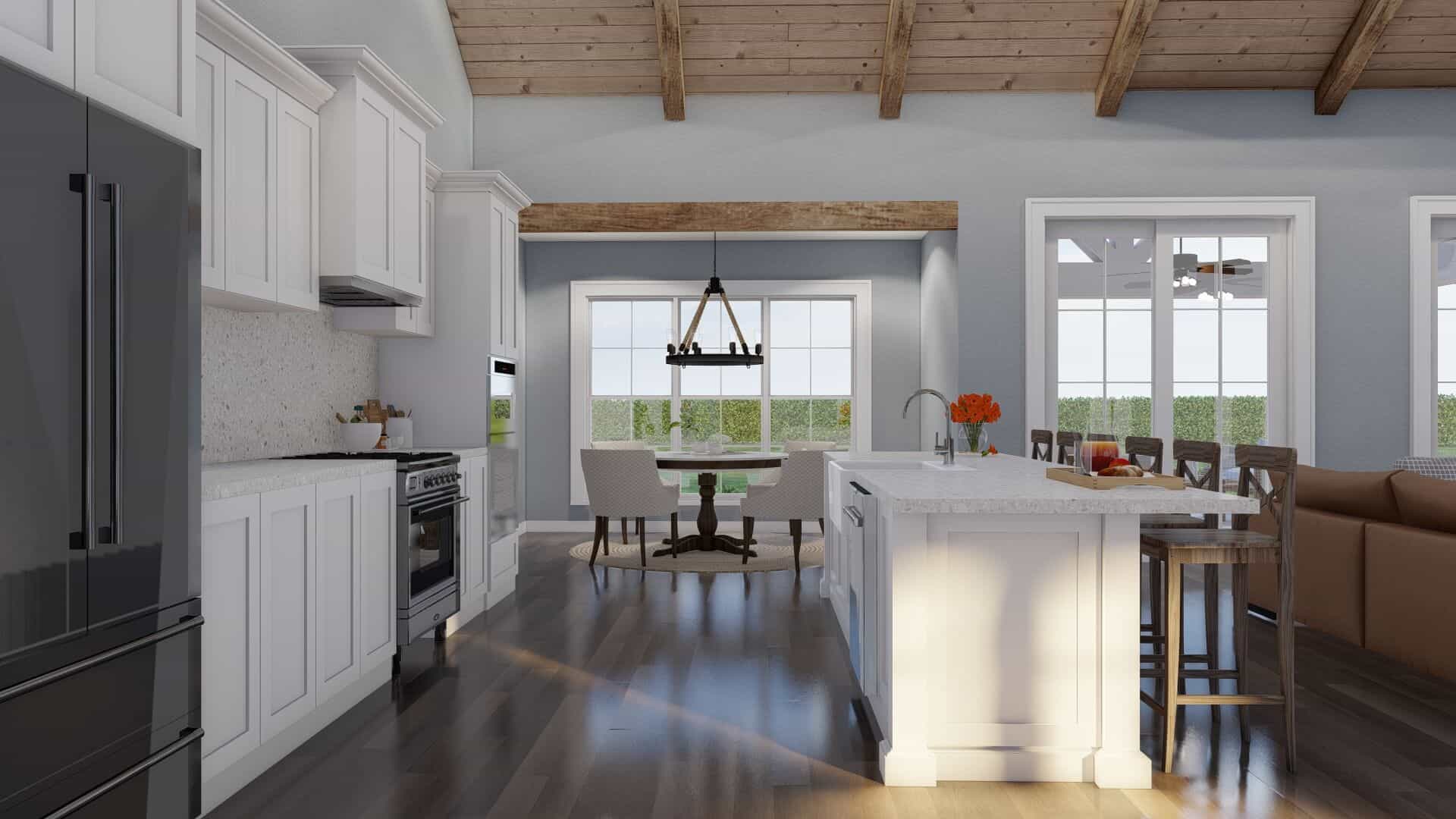 Kitchen: Kitchen Island of this 4-Bedroom,2663 Sq Ft Plan -193-1322