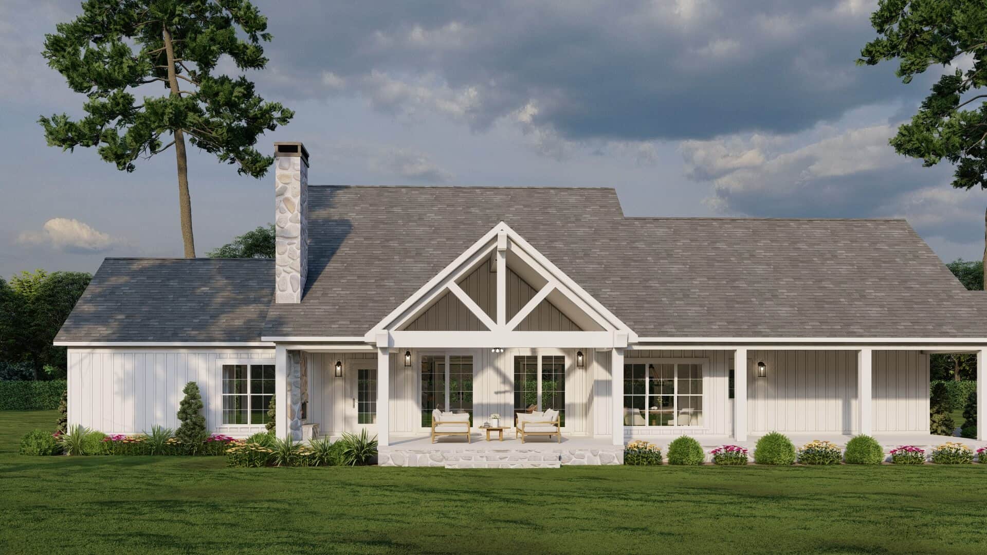 Right Side View of this 4-Bedroom,2663 Sq Ft Plan -193-1322