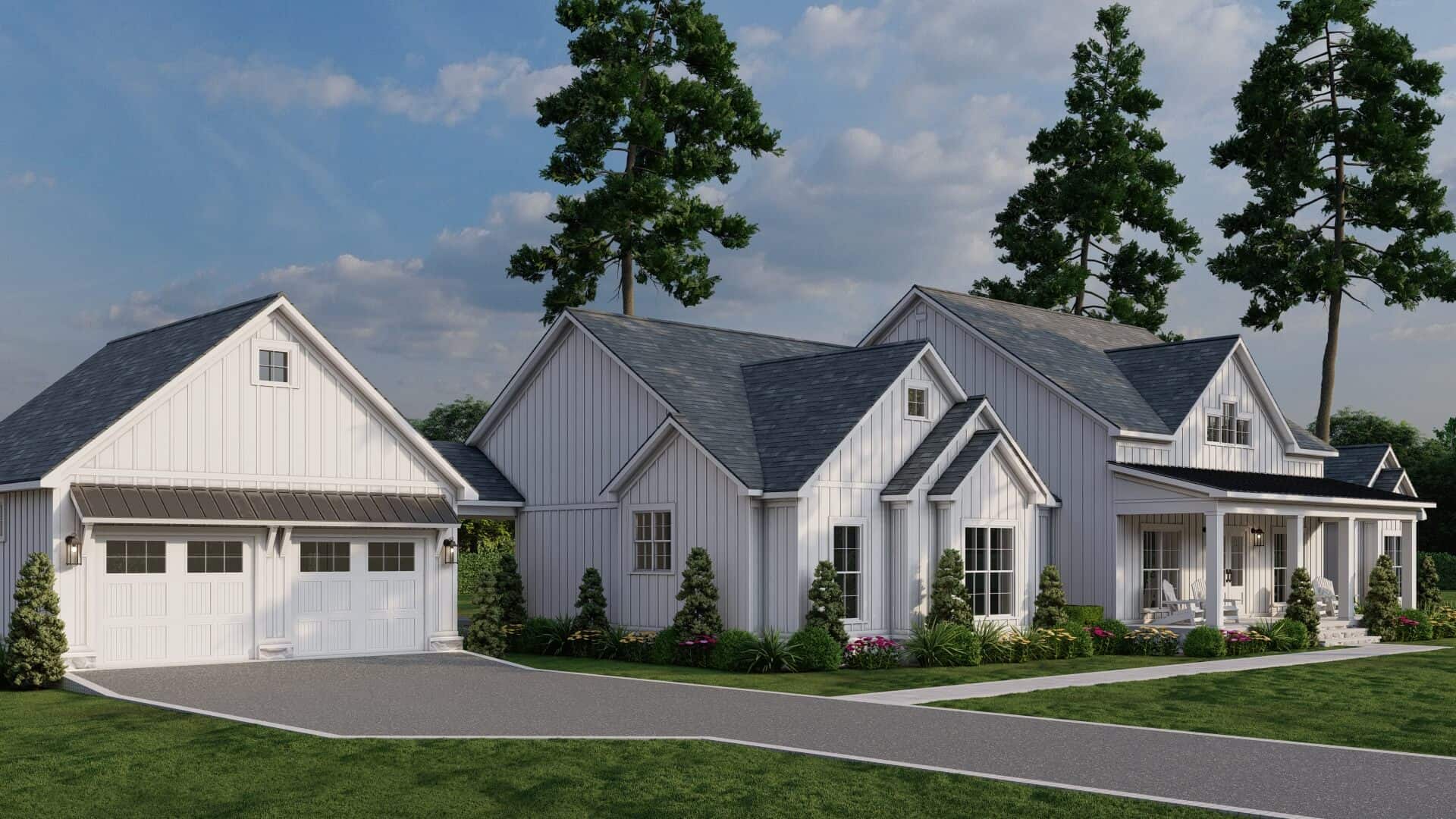Left Side View of this 4-Bedroom,2663 Sq Ft Plan -193-1322