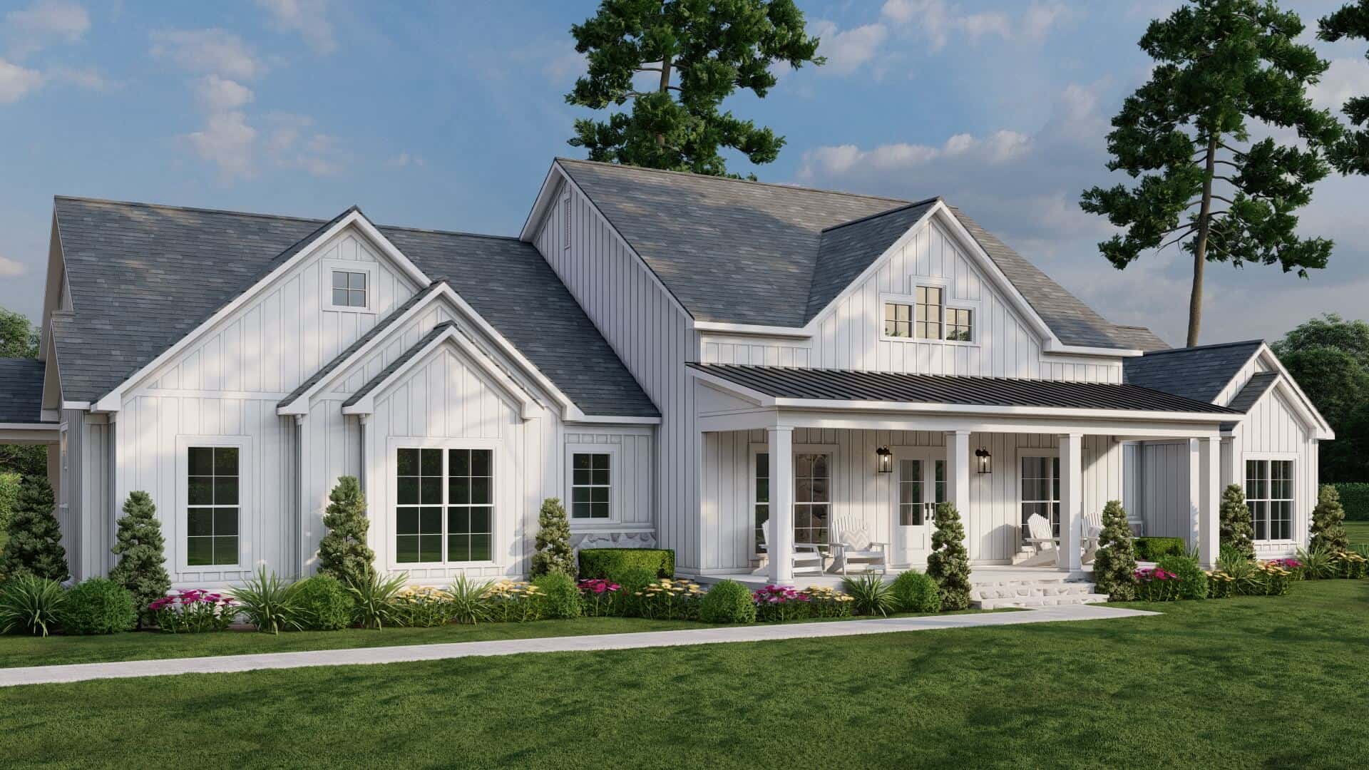 Left Side View of this 4-Bedroom,2663 Sq Ft Plan -193-1322