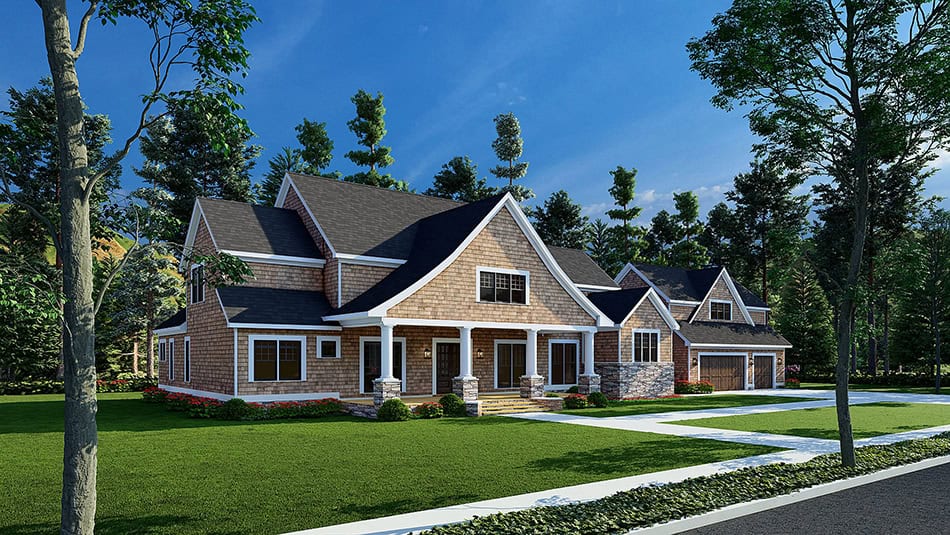 Left Side View of this 6-Bedroom,3448 Sq Ft Plan -193-1327