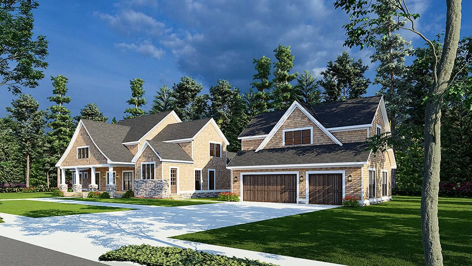 Right Side View of this 6-Bedroom,3448 Sq Ft Plan -193-1327