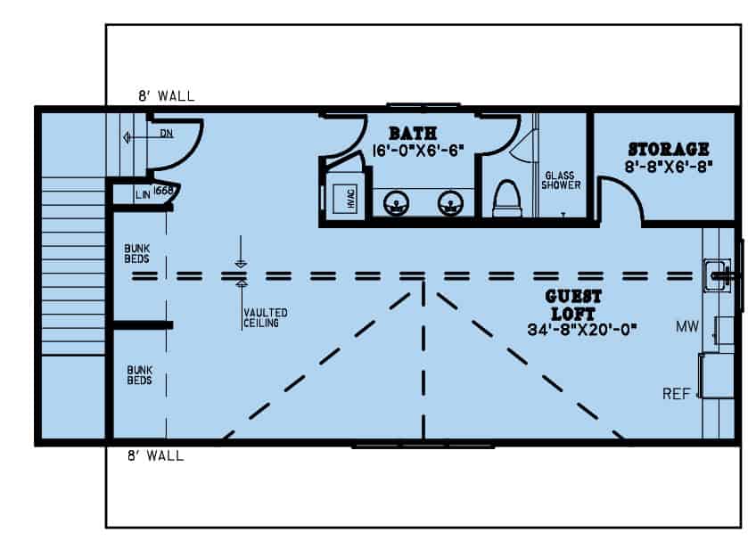 Garage of Country Plan #193-1327