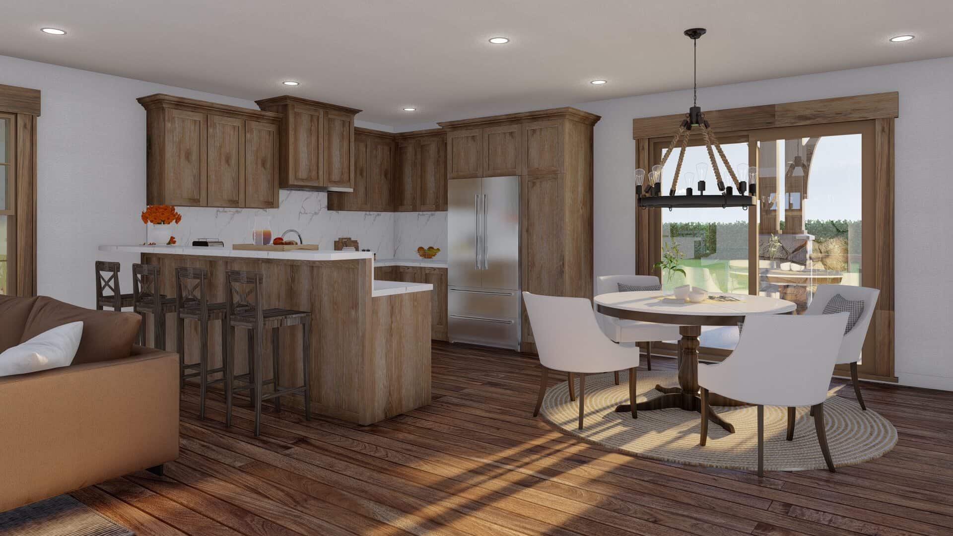 Dining Room of this 6-Bedroom,3620 Sq Ft Plan -193-1354