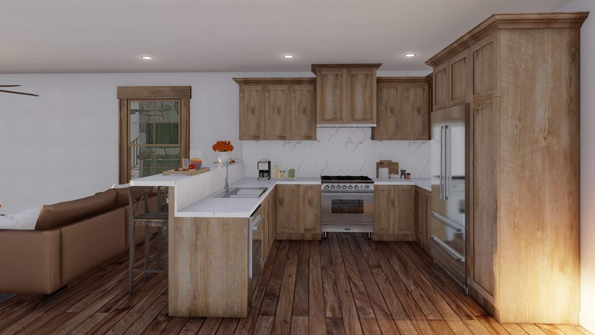 Kitchen of this 6-Bedroom,3620 Sq Ft Plan -193-1354