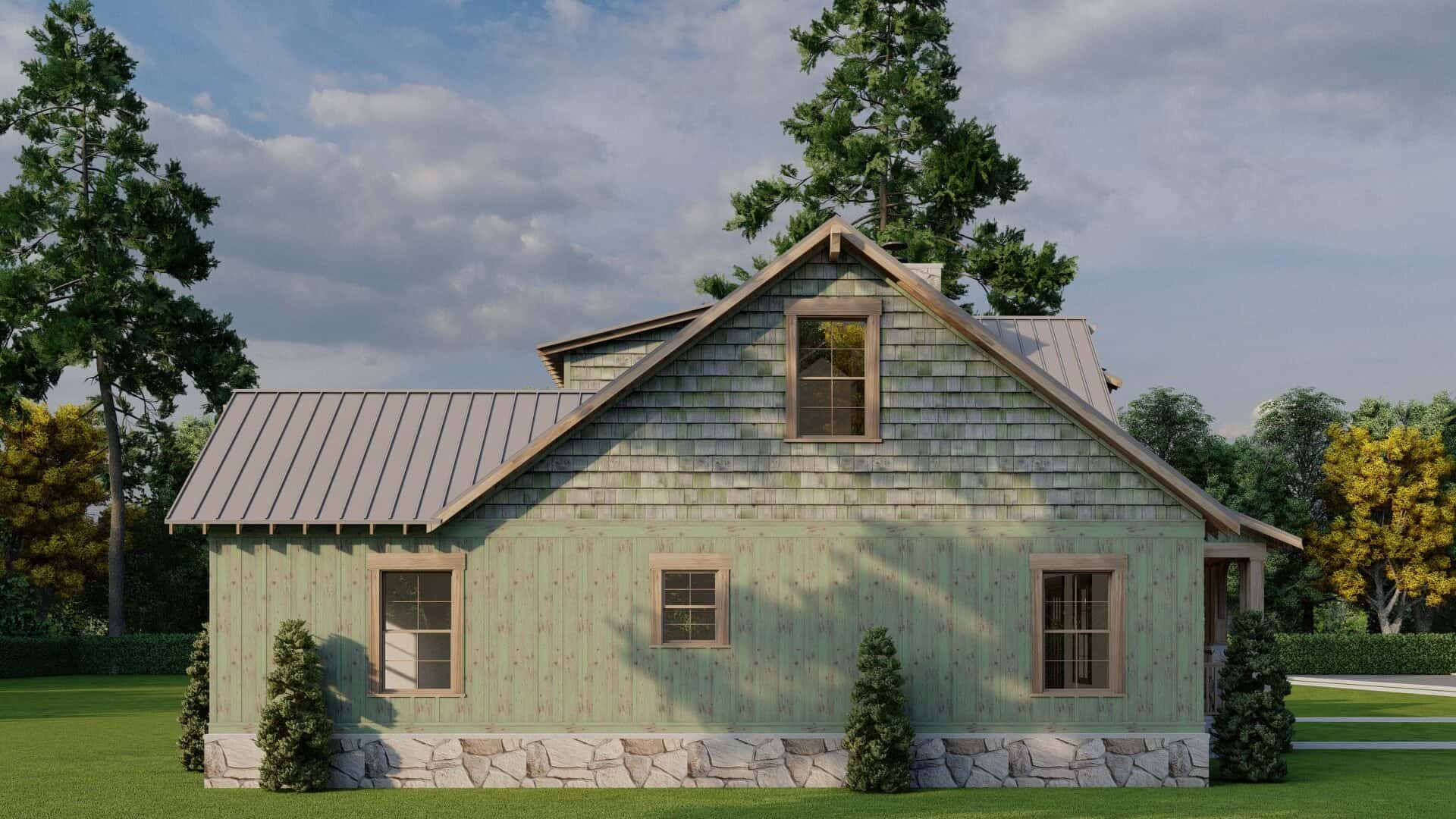 Left Side View of this 6-Bedroom,3620 Sq Ft Plan -193-1354