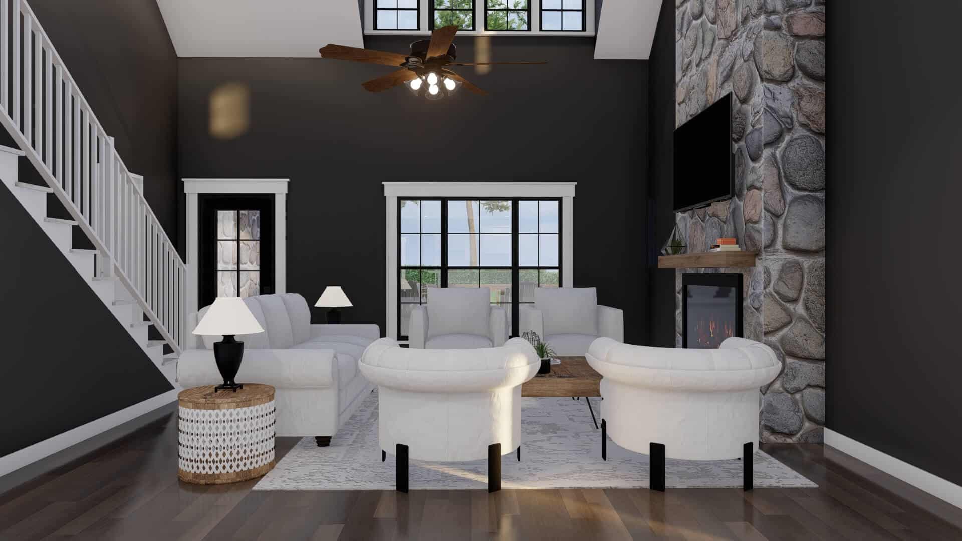 Great Room of this 4-Bedroom,3798 Sq Ft Plan -193-1355