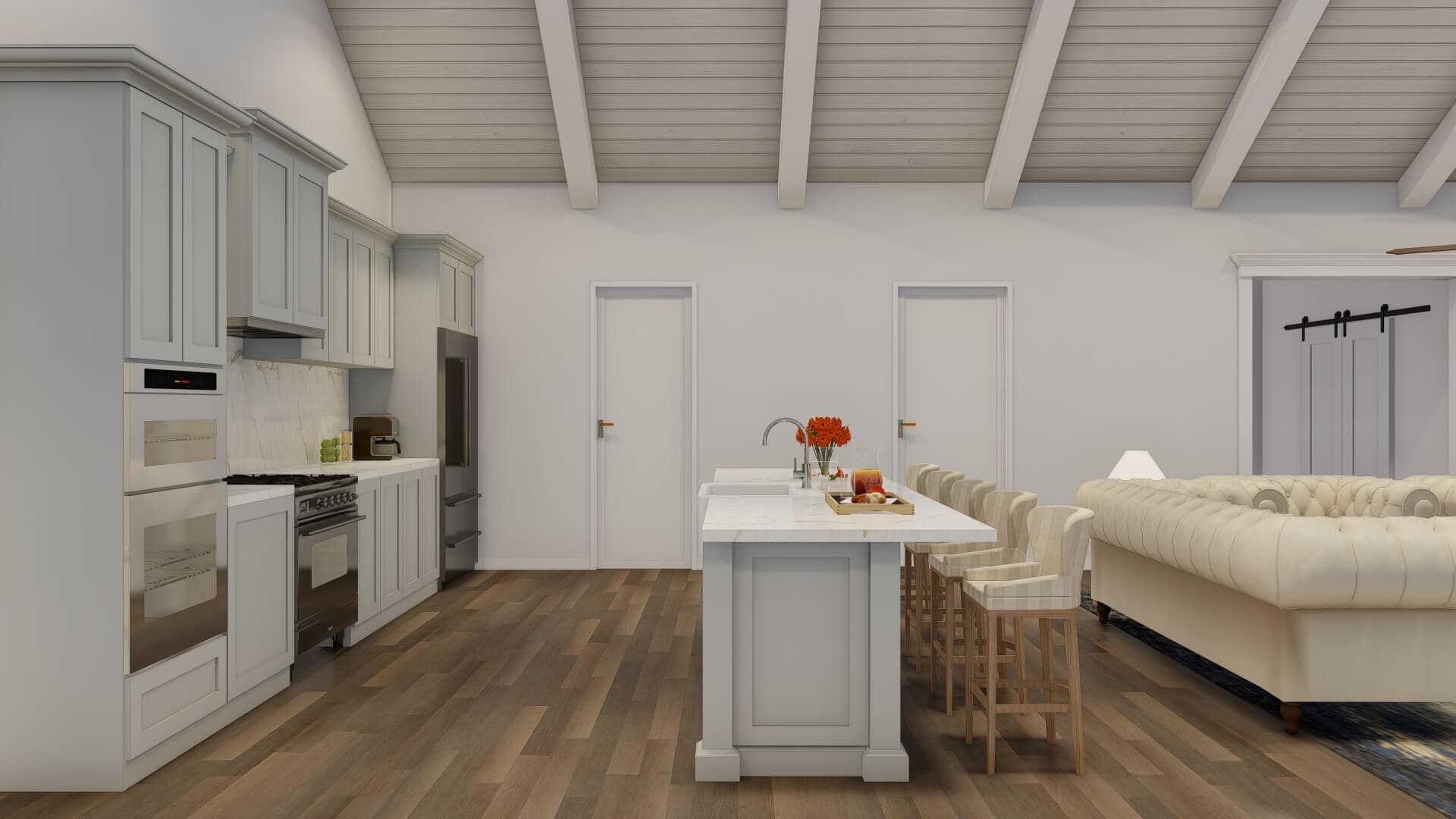 Kitchen: Kitchen Island of this 4-Bedroom,2330 Sq Ft Plan -193-1356