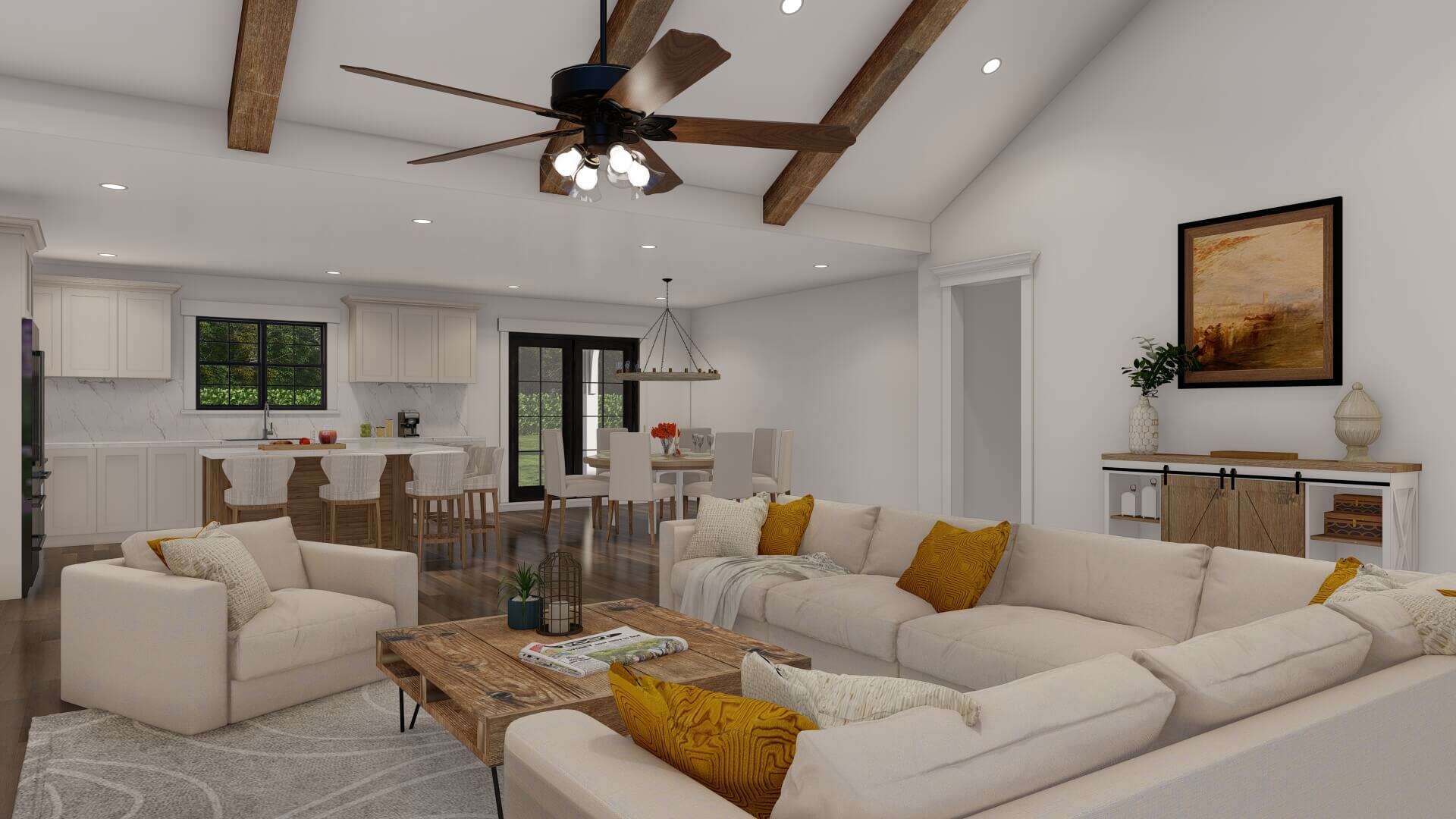 Great Room of this 3-Bedroom,2411 Sq Ft Plan -193-1357