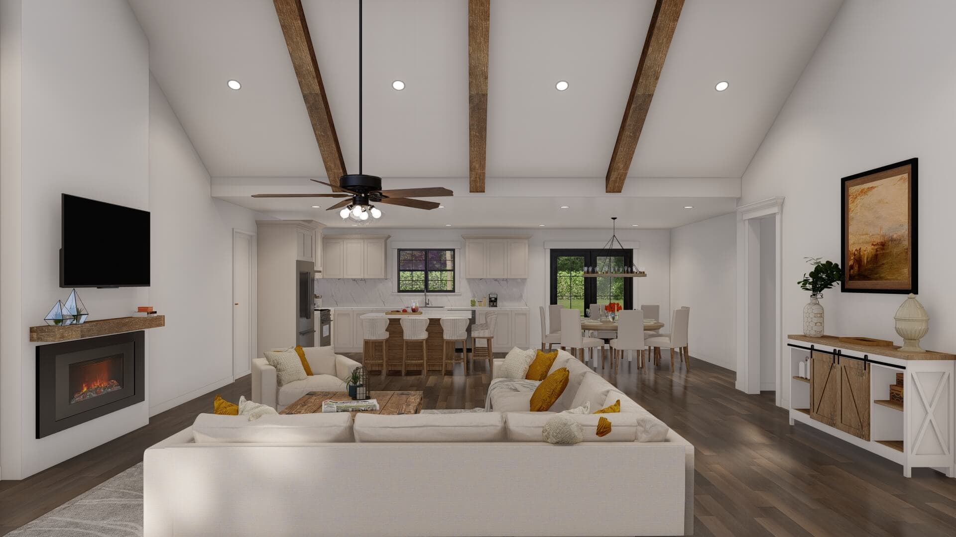 Great Room of this 3-Bedroom,2411 Sq Ft Plan -193-1357