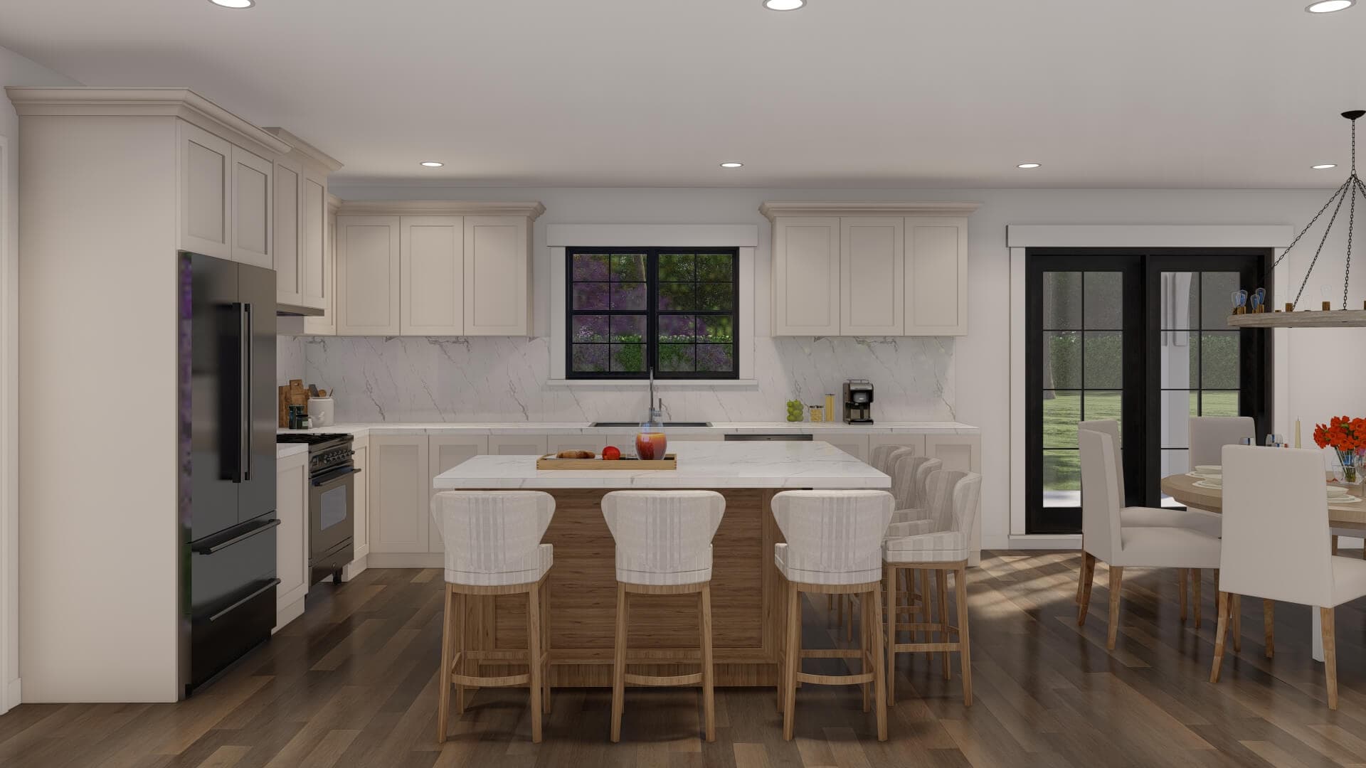 Kitchen: Kitchen Island of this 3-Bedroom,2411 Sq Ft Plan -193-1357