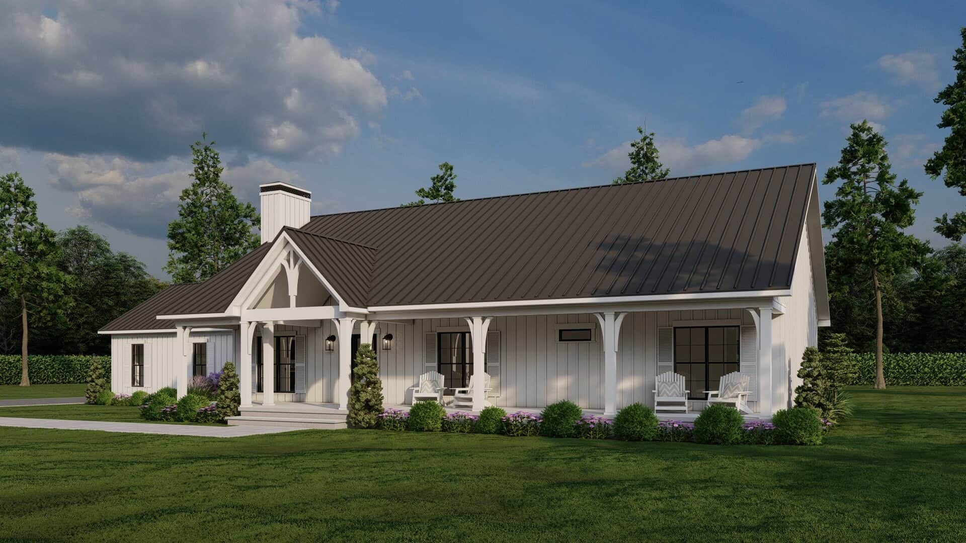 Right Side View of this 3-Bedroom,2411 Sq Ft Plan -193-1357