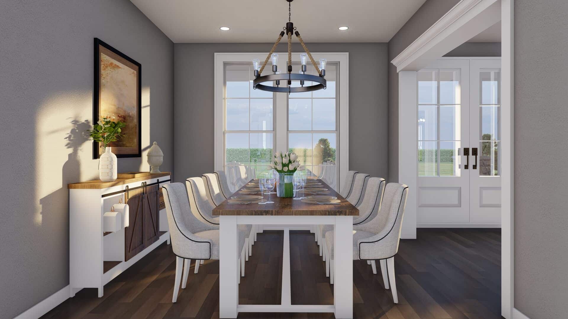 Dining Room of this 3-Bedroom,2580 Sq Ft Plan -193-1358