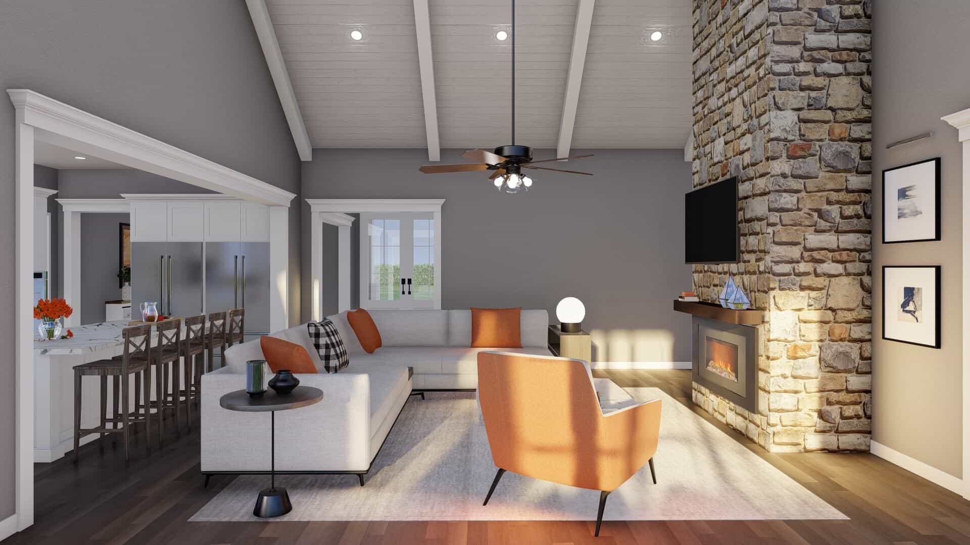 Great Room of this 3-Bedroom,2580 Sq Ft Plan -193-1358