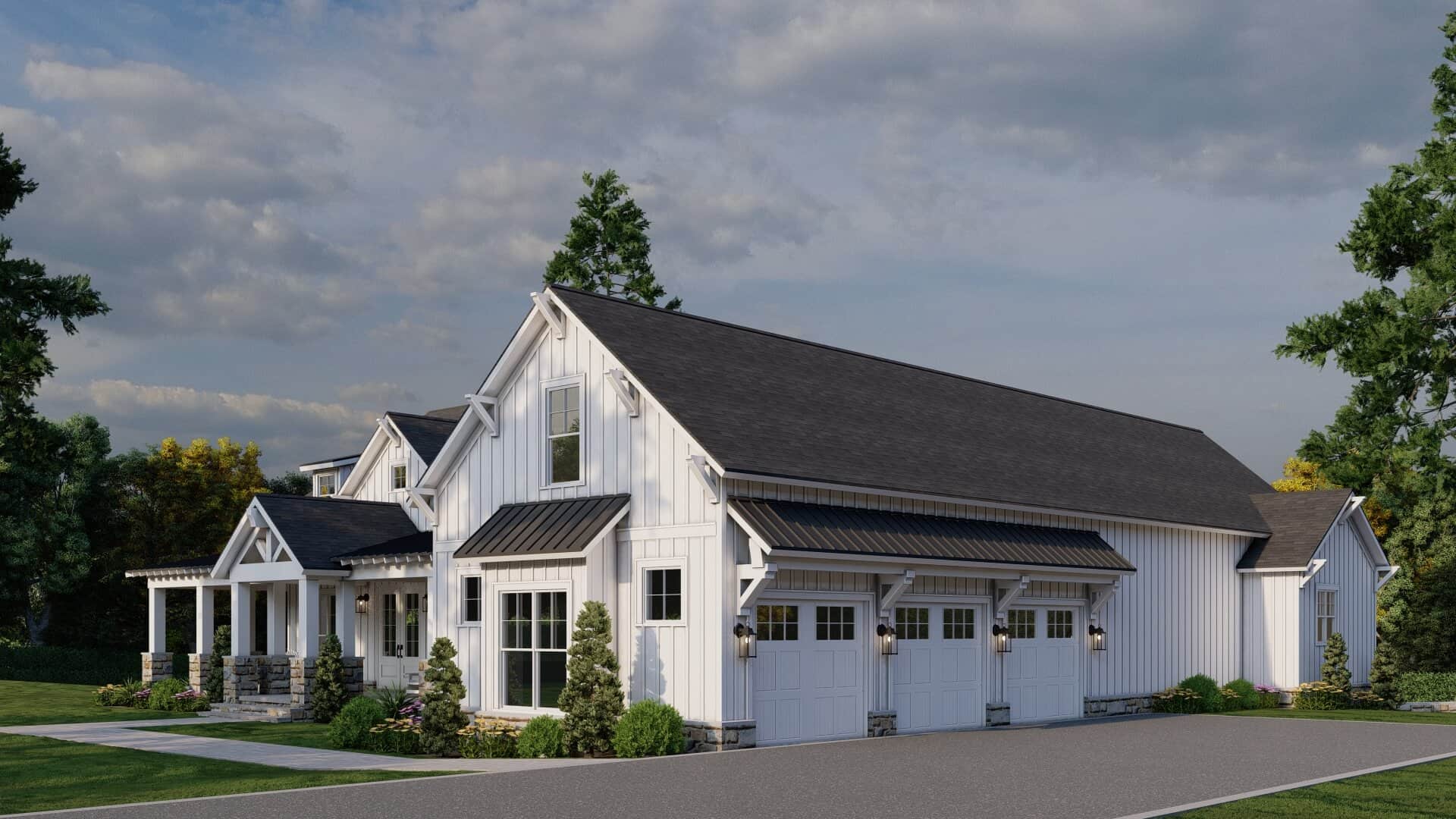 Right Side View of this 4-Bedroom,2719 Sq Ft Plan -193-1359