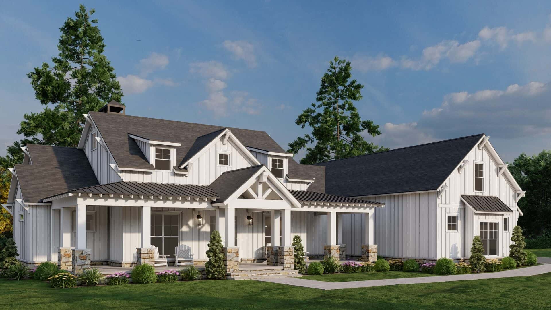 Left Side View of this 4-Bedroom,2719 Sq Ft Plan -193-1359