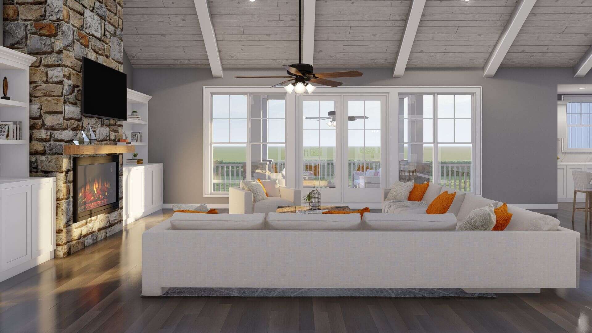 Great Room of this 4-Bedroom,2719 Sq Ft Plan -193-1359