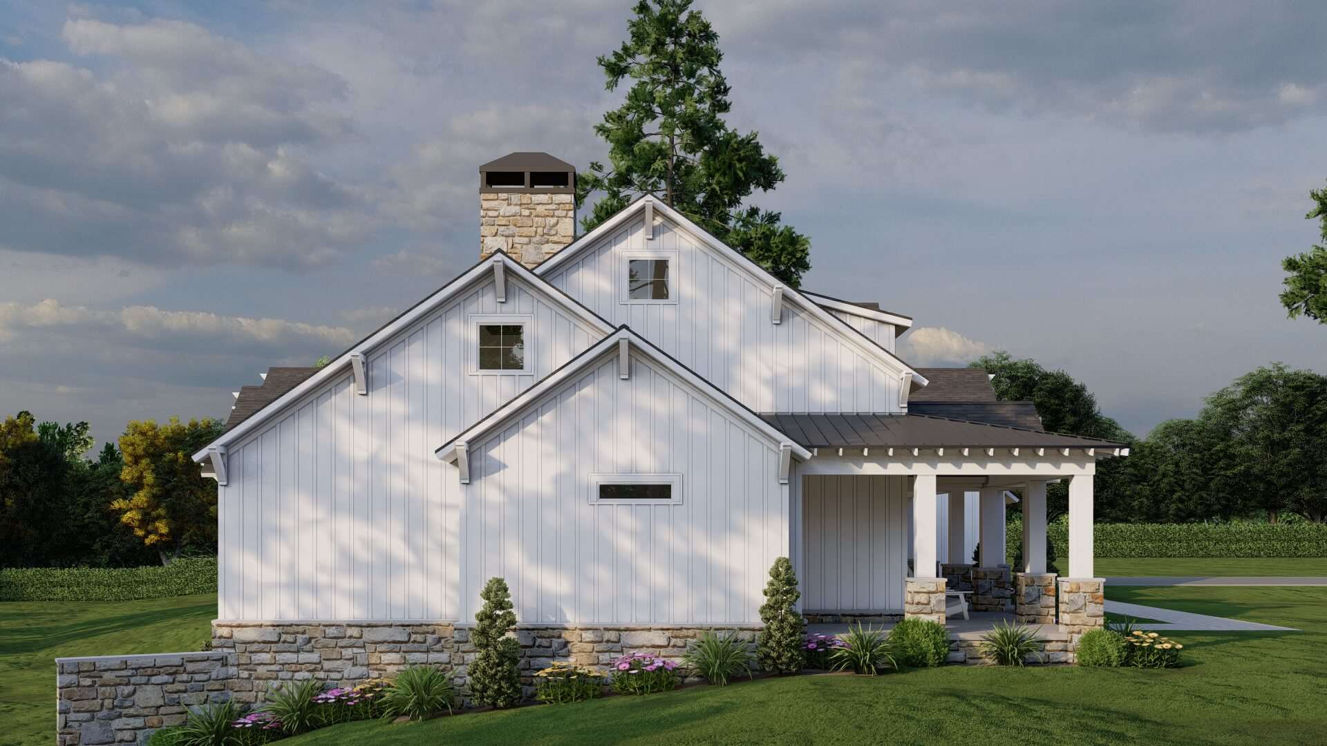 Left Side View of this 4-Bedroom,2719 Sq Ft Plan -193-1359