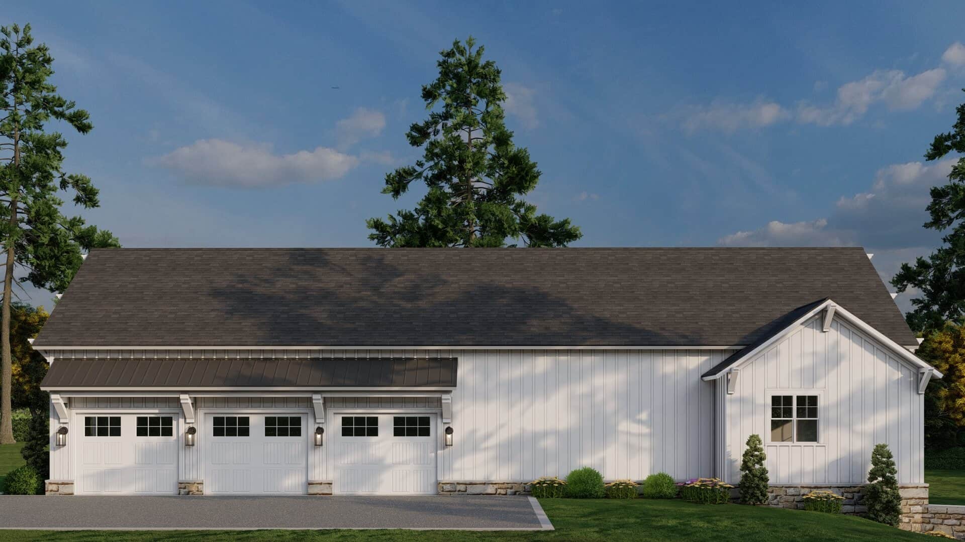 Right Side View of this 4-Bedroom,2719 Sq Ft Plan -193-1359