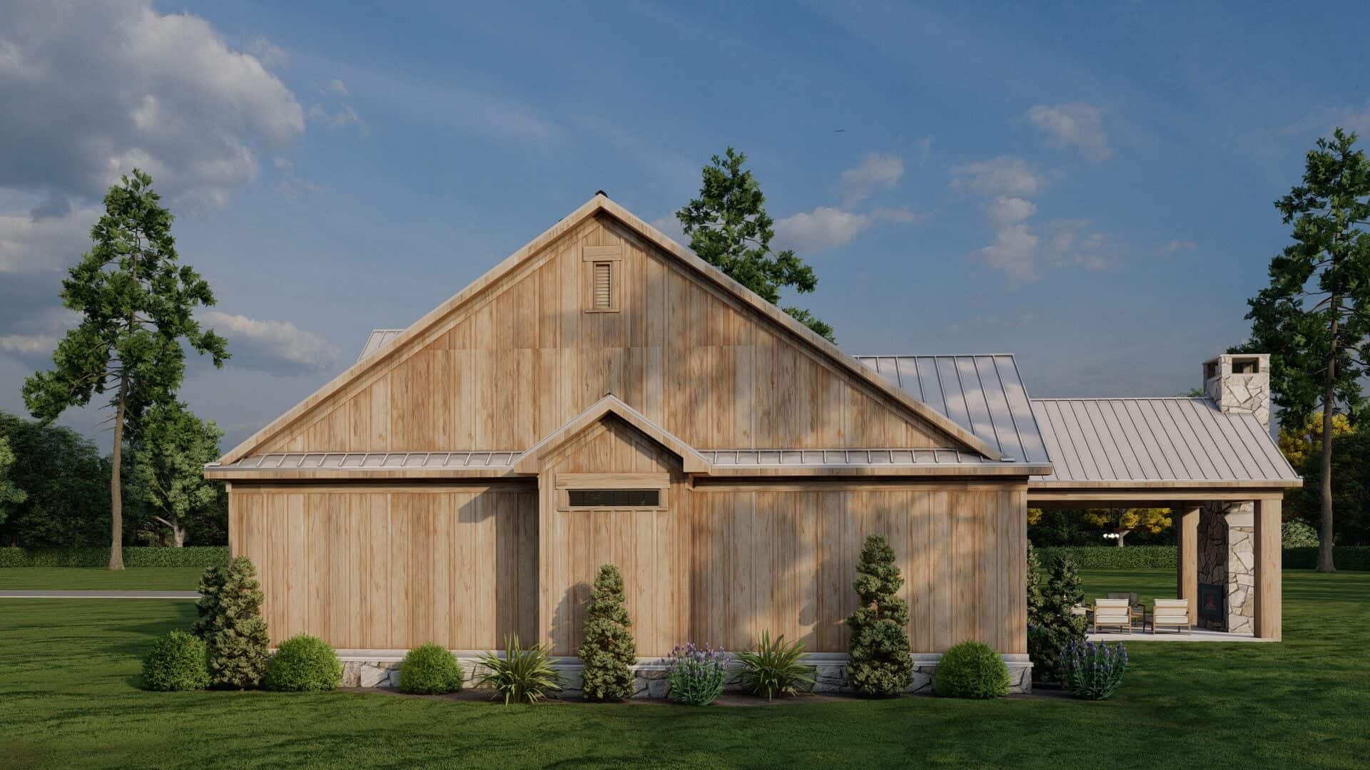 Right Side View of this 3-Bedroom,2283 Sq Ft Plan -193-1361