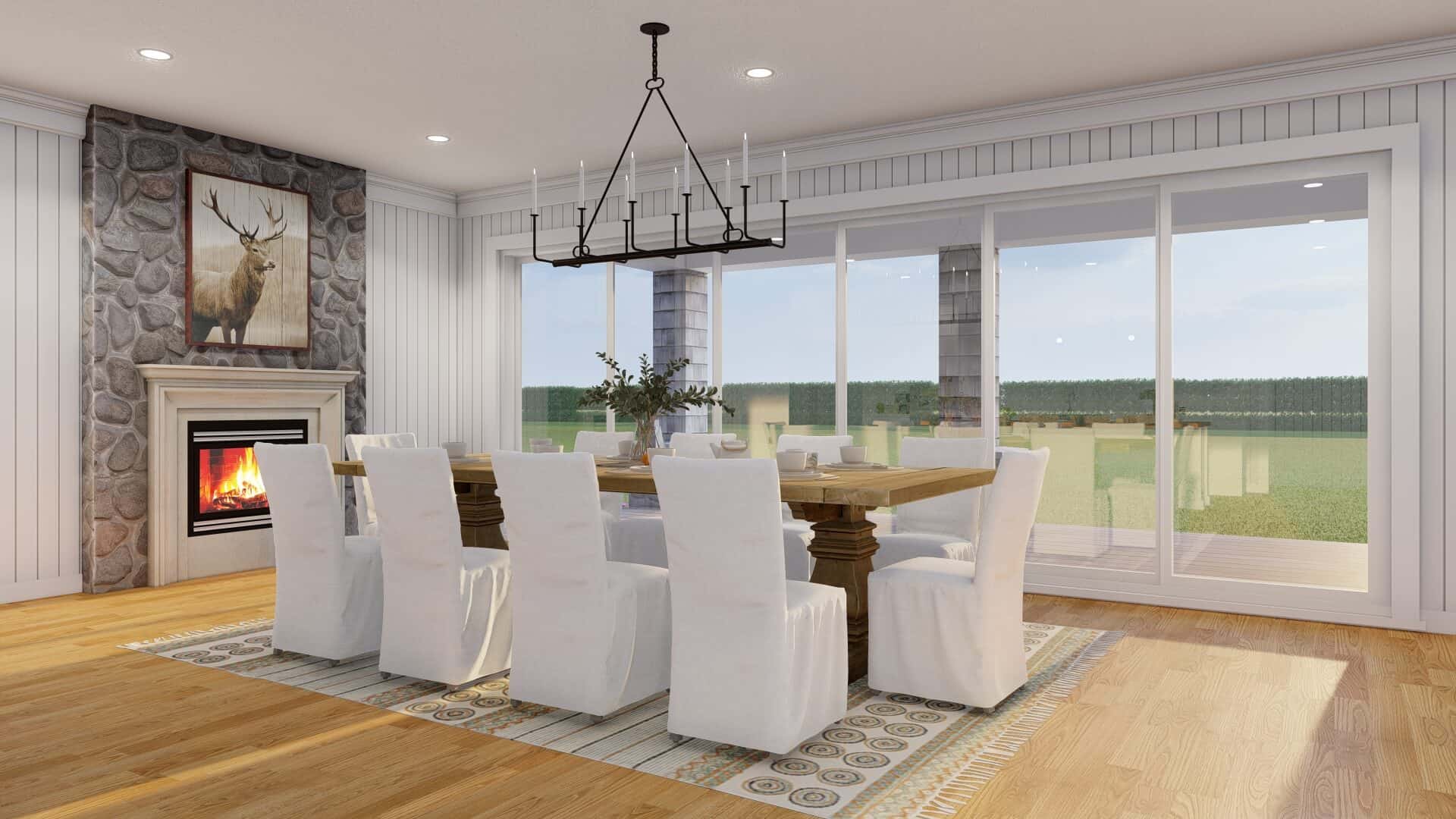 Dining Room of this 6-Bedroom,5679 Sq Ft Plan -193-1363