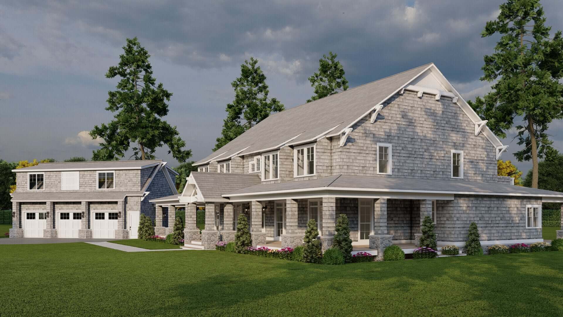 Right Side View of this 6-Bedroom,5679 Sq Ft Plan -193-1363