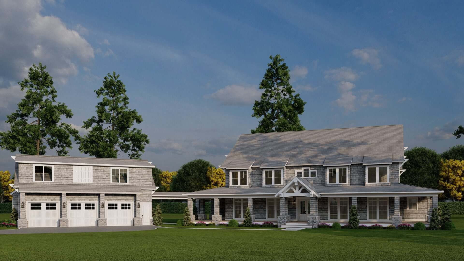 Front View of this 6-Bedroom,5679 Sq Ft Plan -193-1363