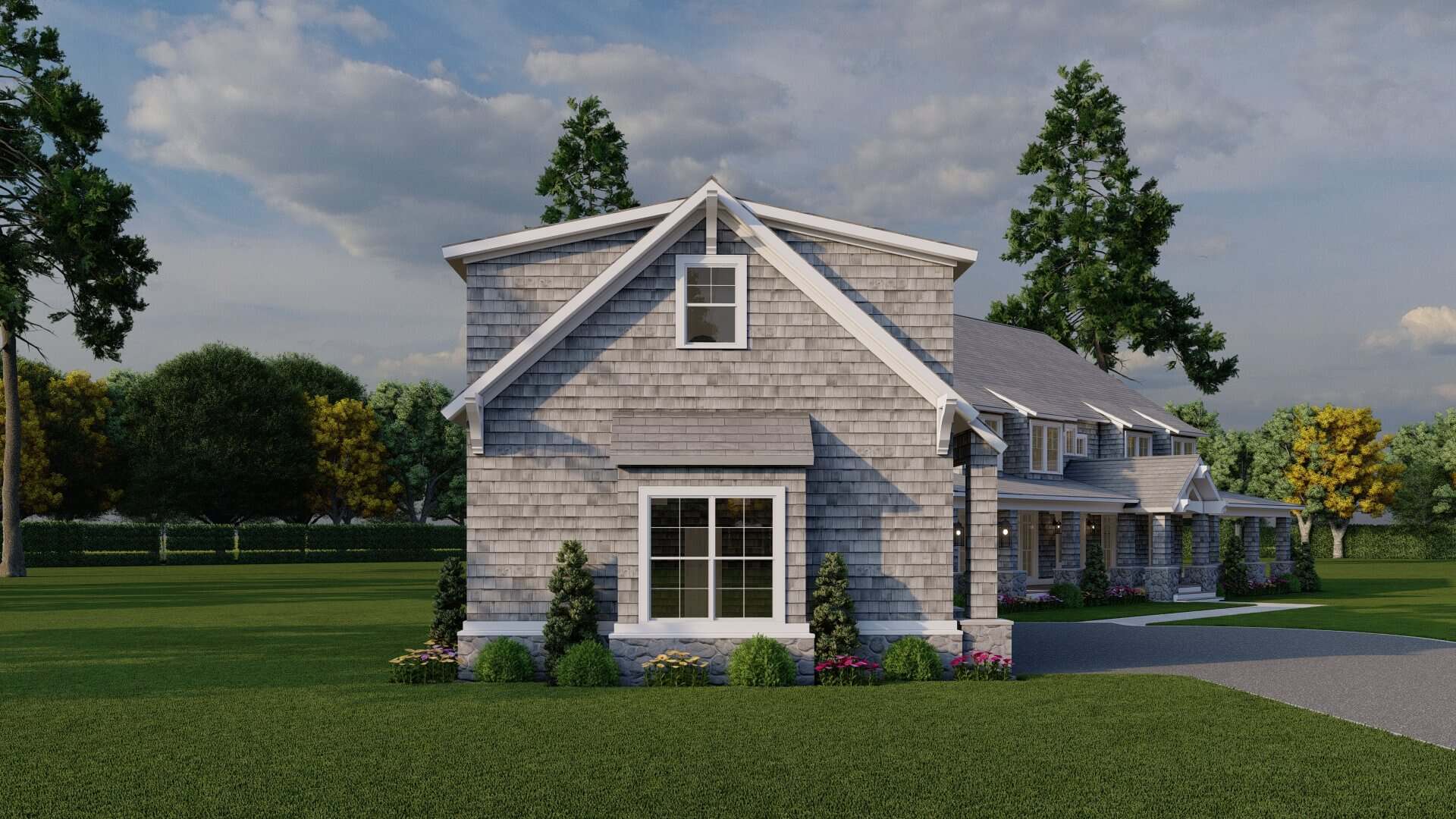 Left Side View of this 6-Bedroom,5679 Sq Ft Plan -193-1363